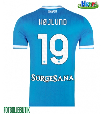 SSC Napoli Rasmus Hojlund #19 Hemmatröja 2025-26 Kortärmad